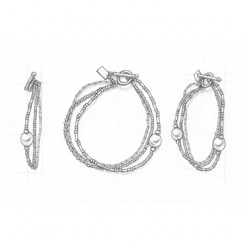 Vintage Pearl Bracelets Pack