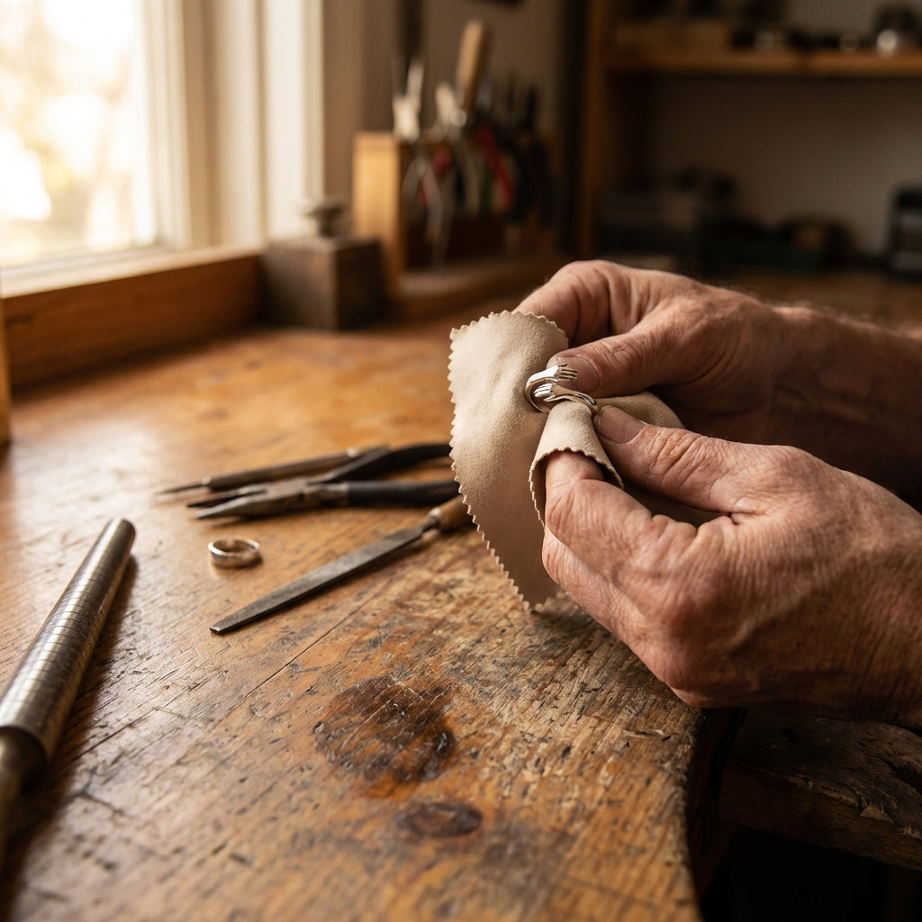 Silver Adjustable Hug Ring