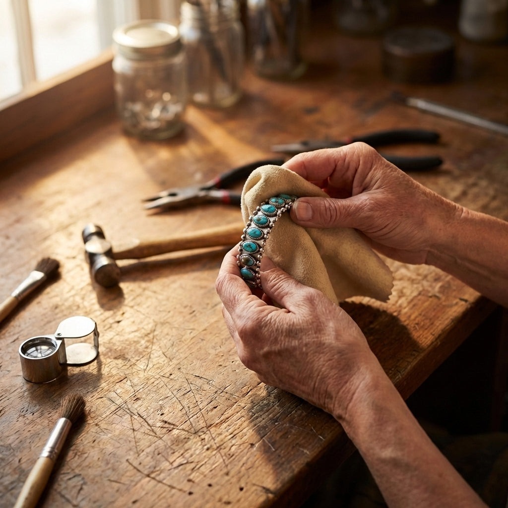 Vintage Turquoise Stone Bracelet