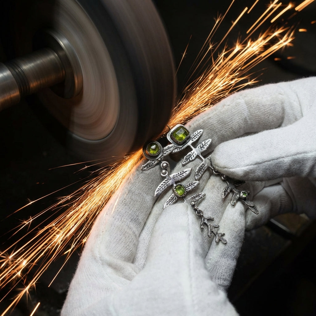 Vintage Nature Earrings in Silver