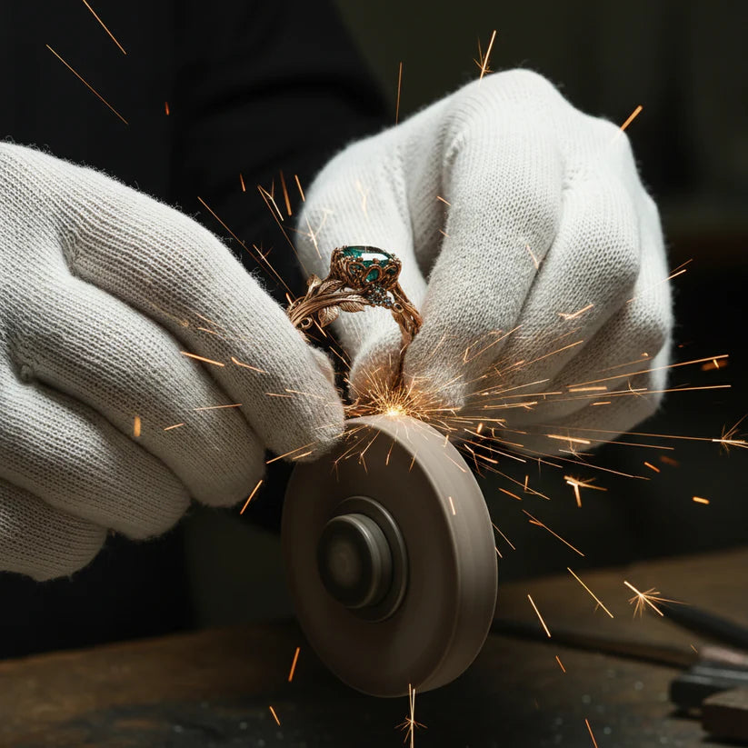 Nature Green Crystal Ring