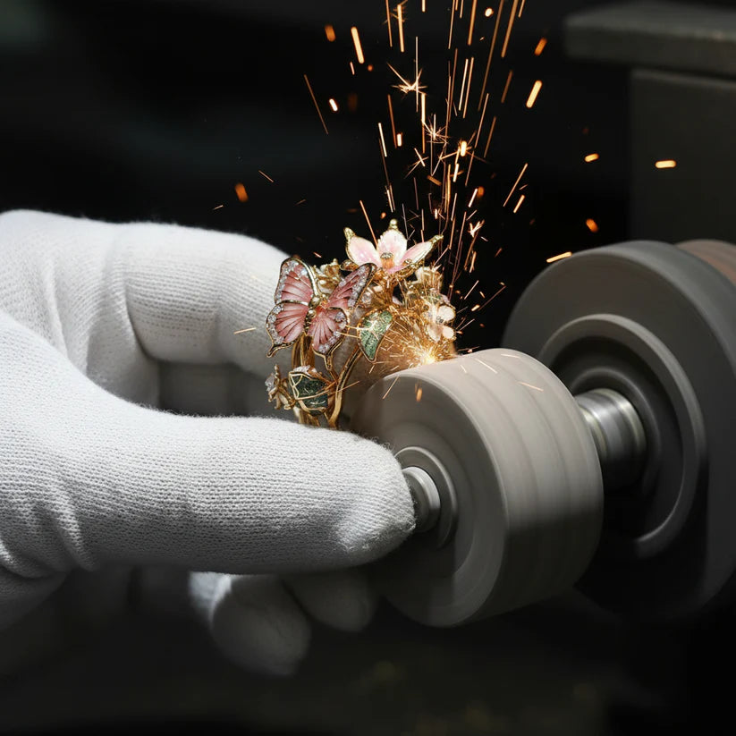 Vintage Golden Prifddinas Floral Ring