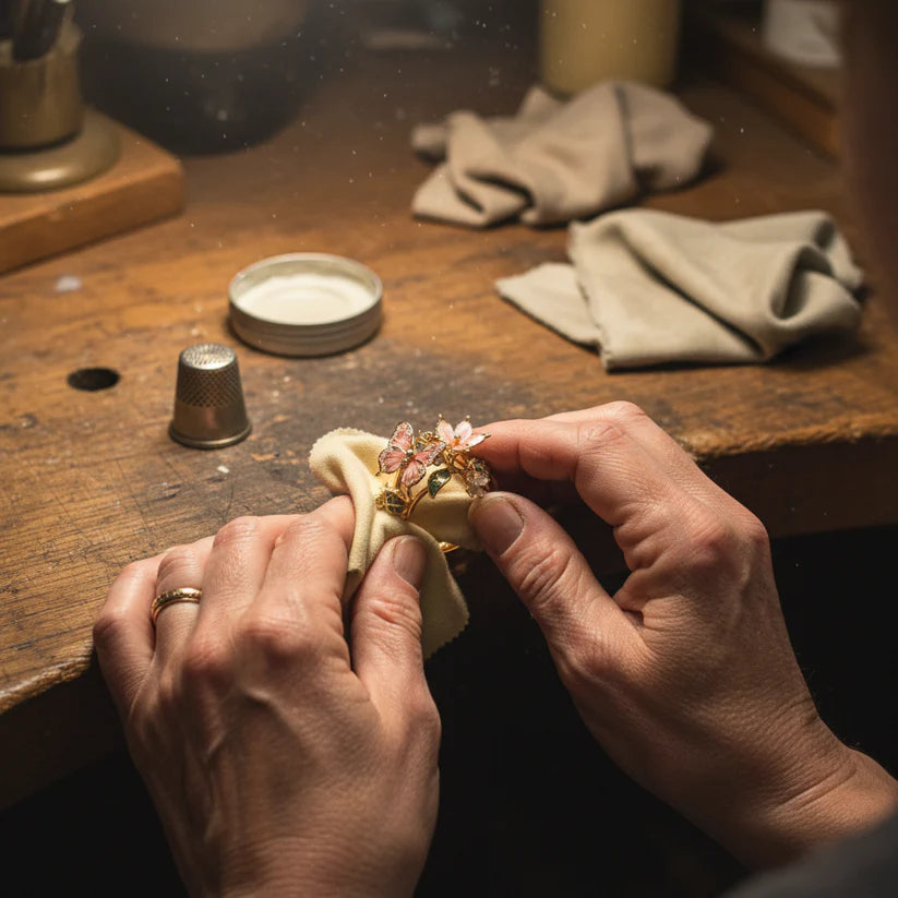 Vintage Golden Prifddinas Floral Ring