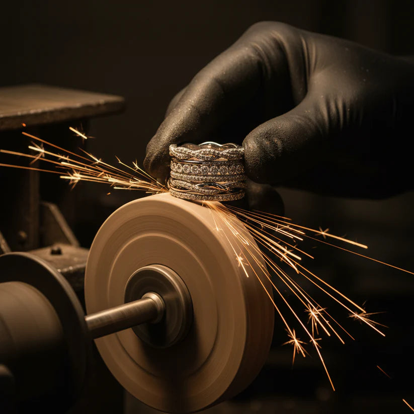 Vintage Layered Zirconia Ring